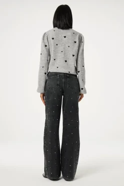 Bonnie Wide Leg - Rhinestone