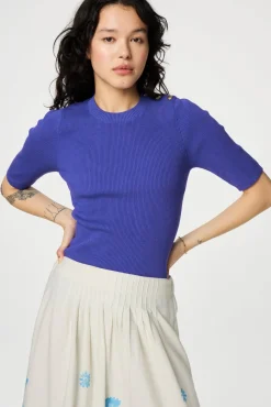Lillian Slim Short Sleeve Pullover