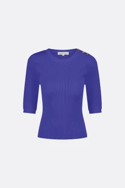 Lillian Slim Short Sleeve Pullover