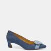 Parton Buckle Pump Denim