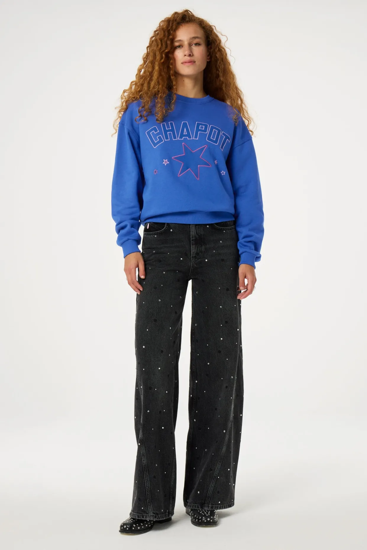 Terry Sport Heart Sweater