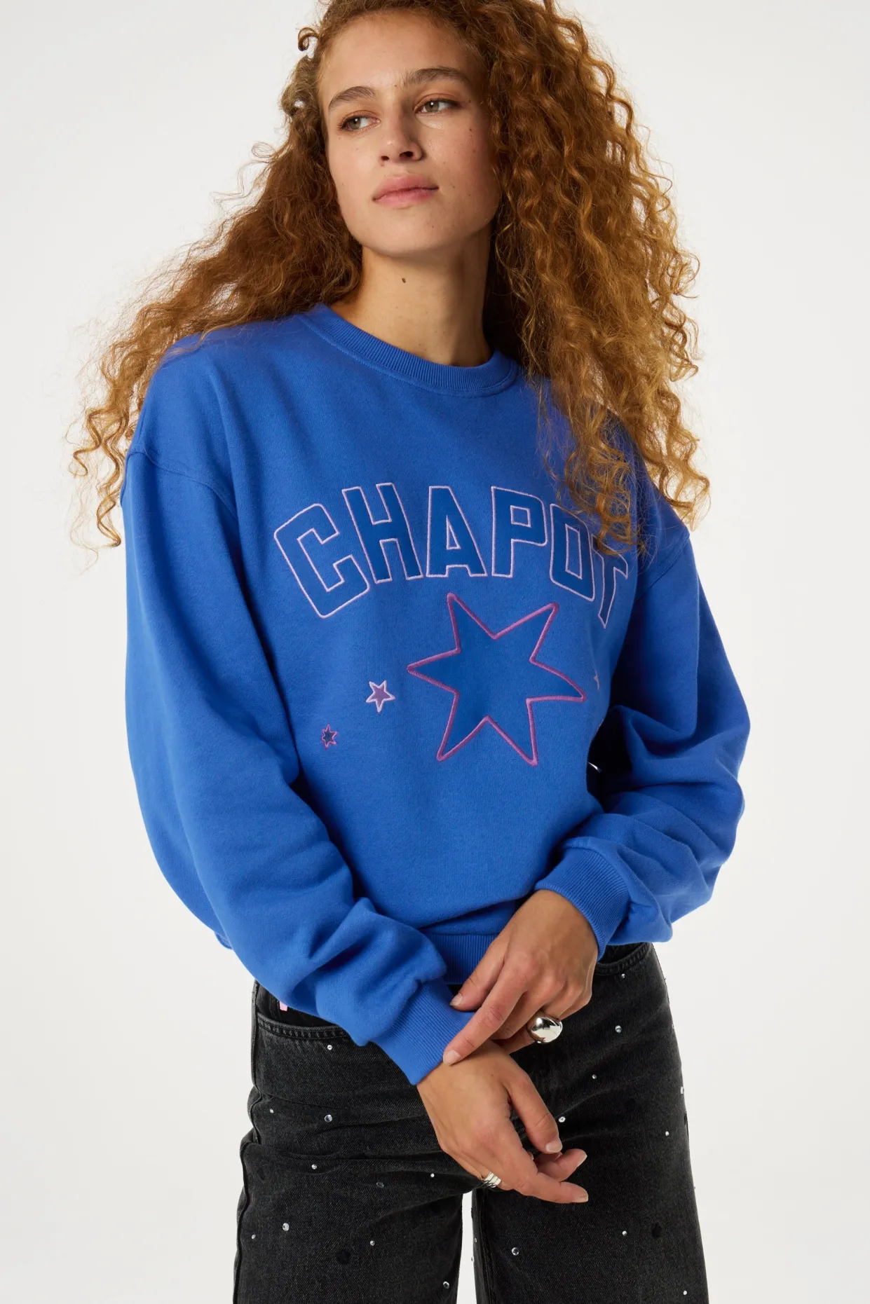 Terry Sport Heart Sweater