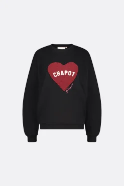 Terry Sport Heart Sweater