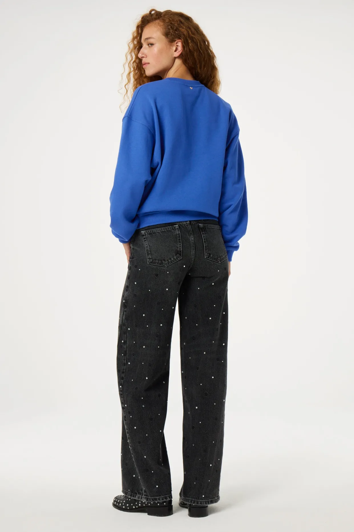 Terry Sport Heart Sweater