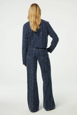 Thea Wide Leg Tweed Jeans